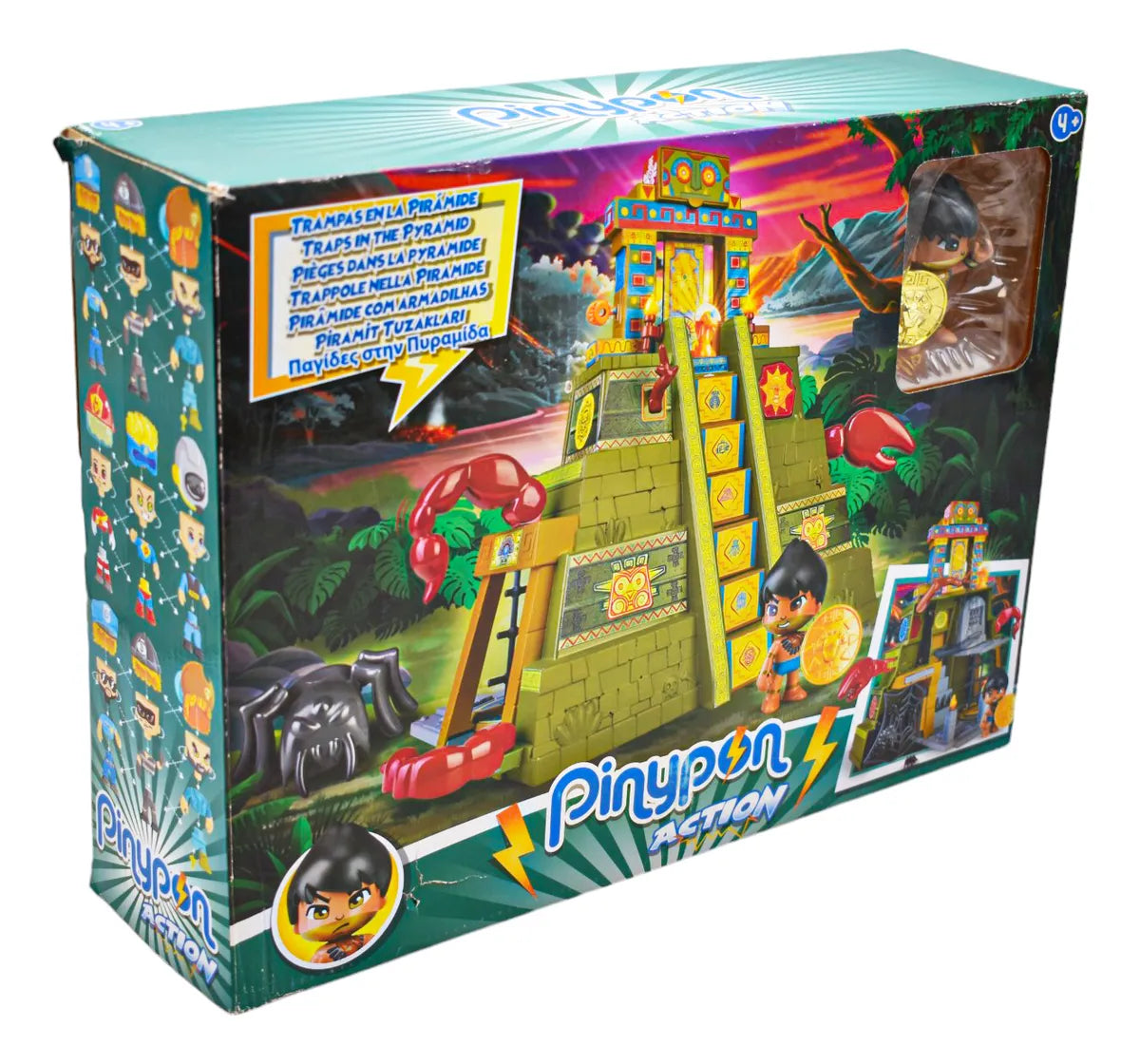 Pinypon Action Trampas En Piramide 20 Accesorios Famosa Da