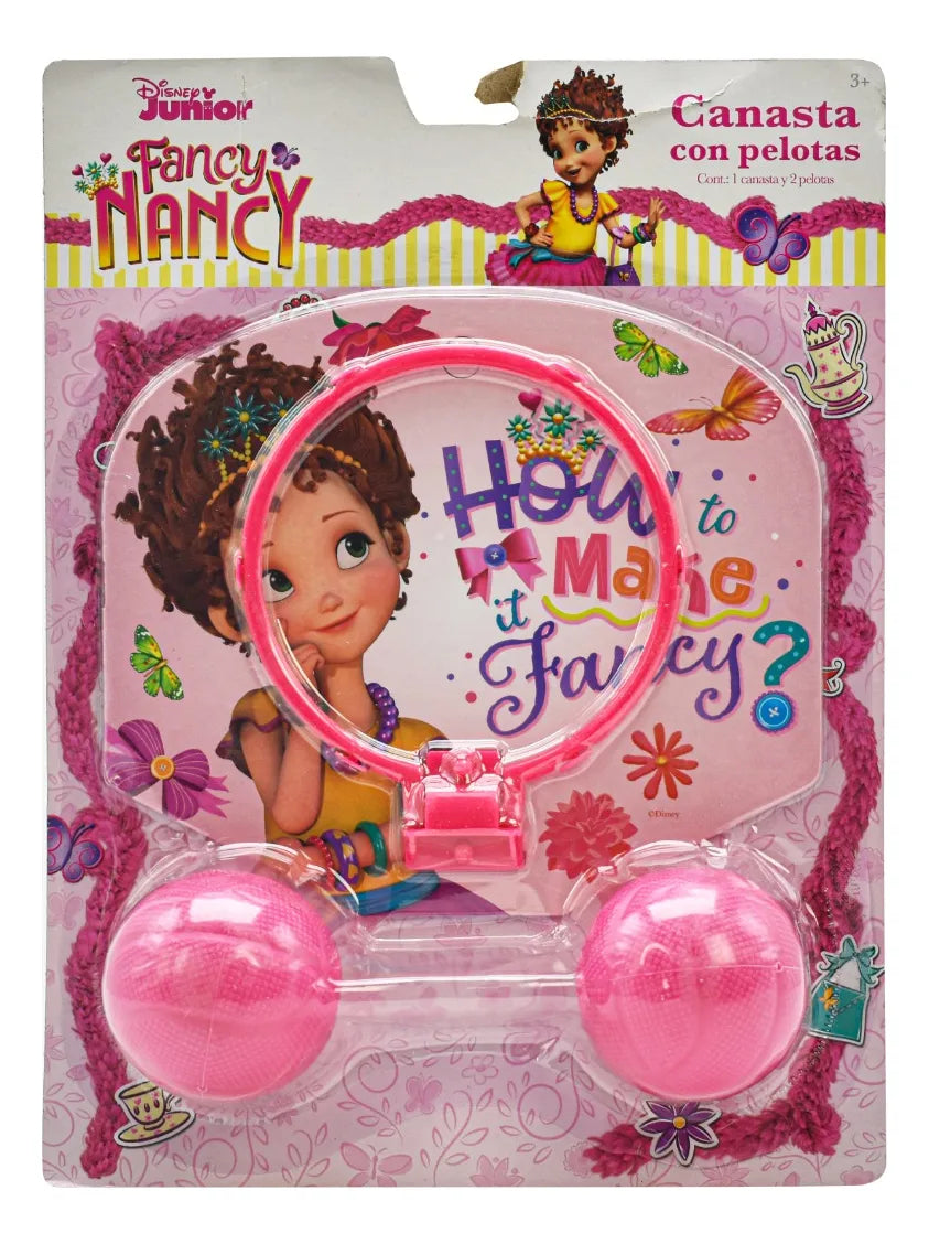 Canasta Con Pelotas Princesas Fancy Nancy 5pz Bestway Cd