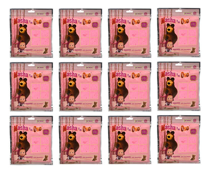 Masha Y El Oso Foami Moldeable Pack 12 Pzas Bestway Rosa