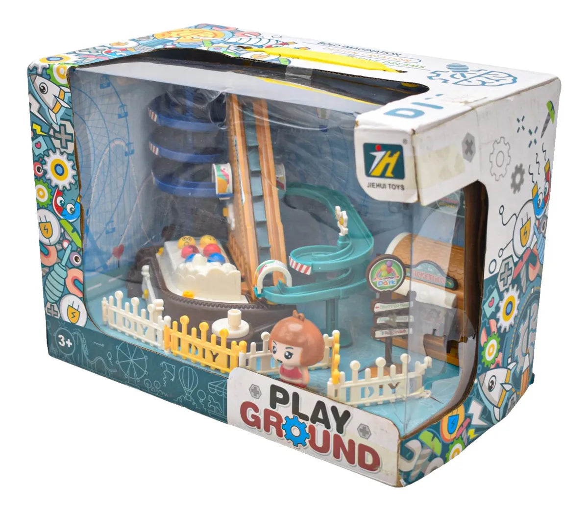 Playground Set Montaña Rusa 1103 Bestway Cf Multicolor
