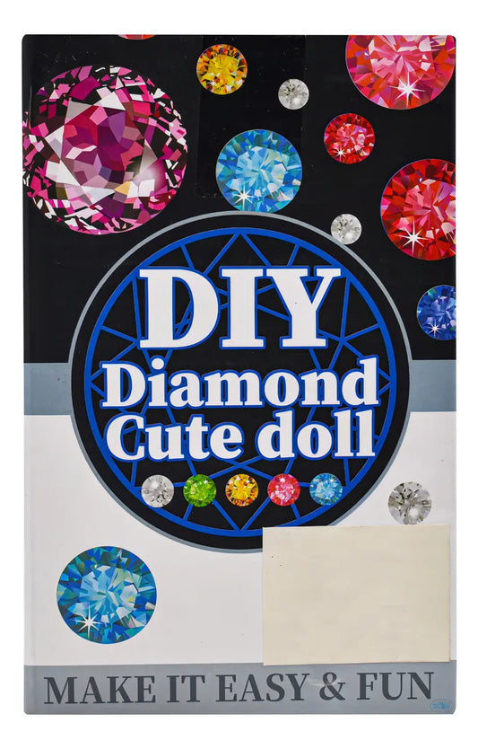 Diy Diamond Cute Doll Reno Plateado Verde Dd120 14cm Yaali