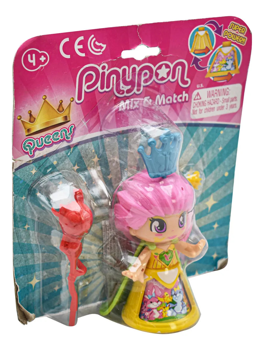 Pinypon Queens Vestido Amarillo Super Power Famosa Cd