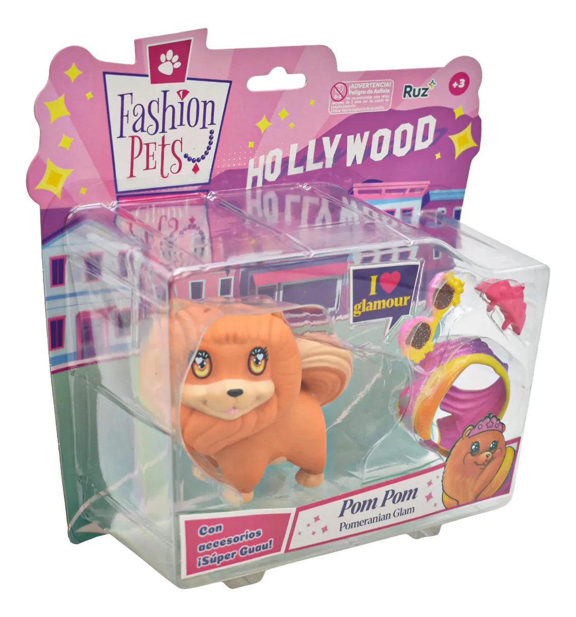 Fashion Pets with Accessories Pack of 6 Figures 12cm Ruz