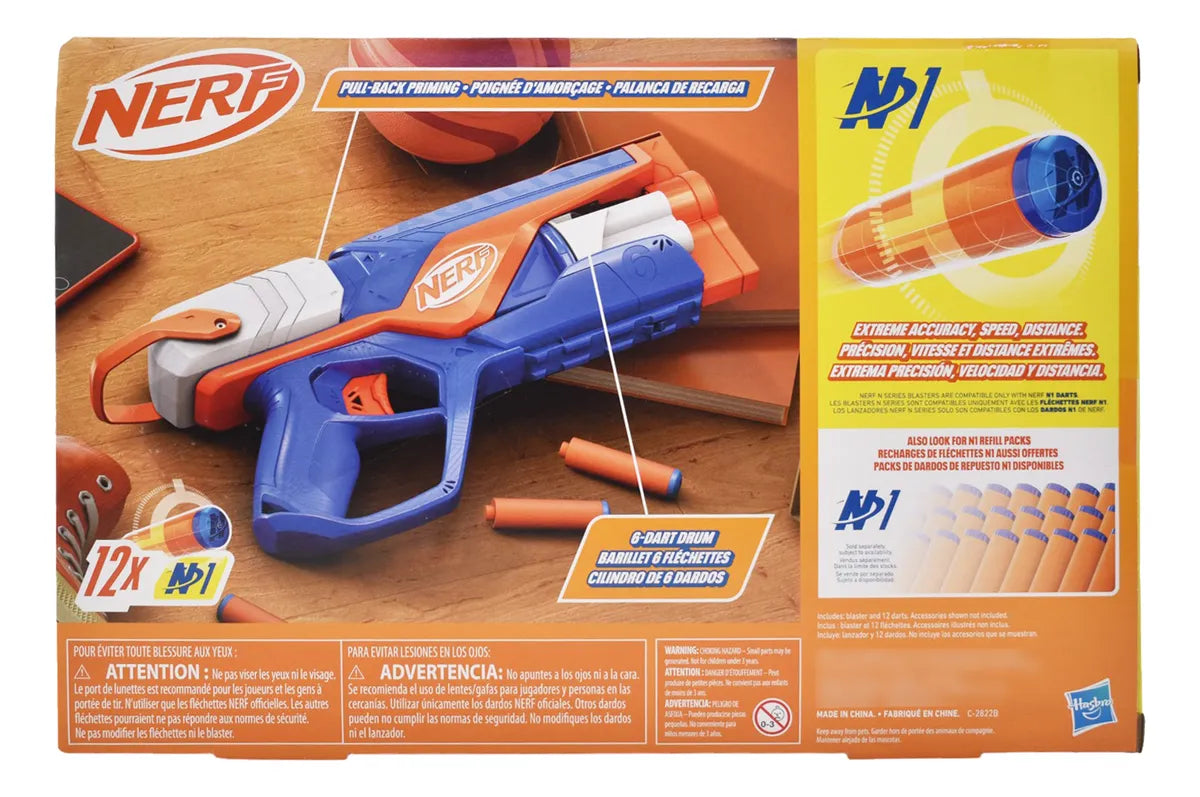 Nerf N Series Agility 12 Dardos Pack 4 Piezas Hasbro Multicolor