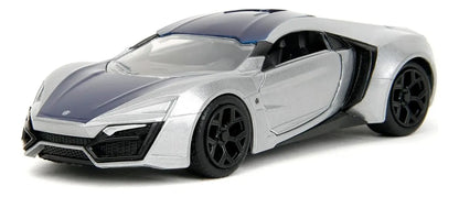 Pink Slips Lykan Hypersport 1:32 Jada Plateado Azul
