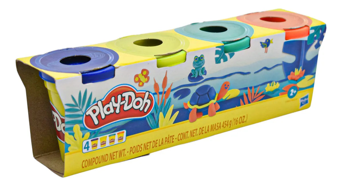 Play Doh Box with 8 Packs of 4 Cans Hasbro
