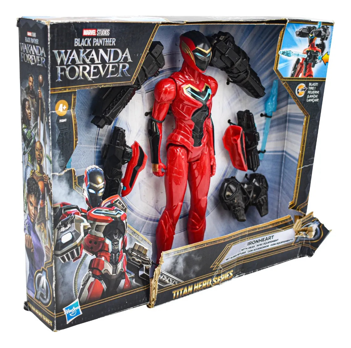 Marvel Wakanda Forever Ironheart Titan Hero Hasbro Cd