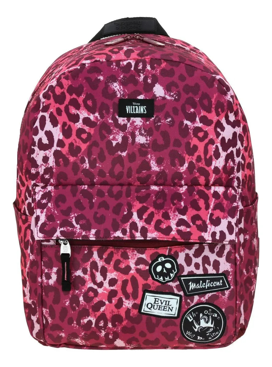Mochila Y Lonchera Disney Villains Vi66420 Primaria Chenson Fucsia Estampado