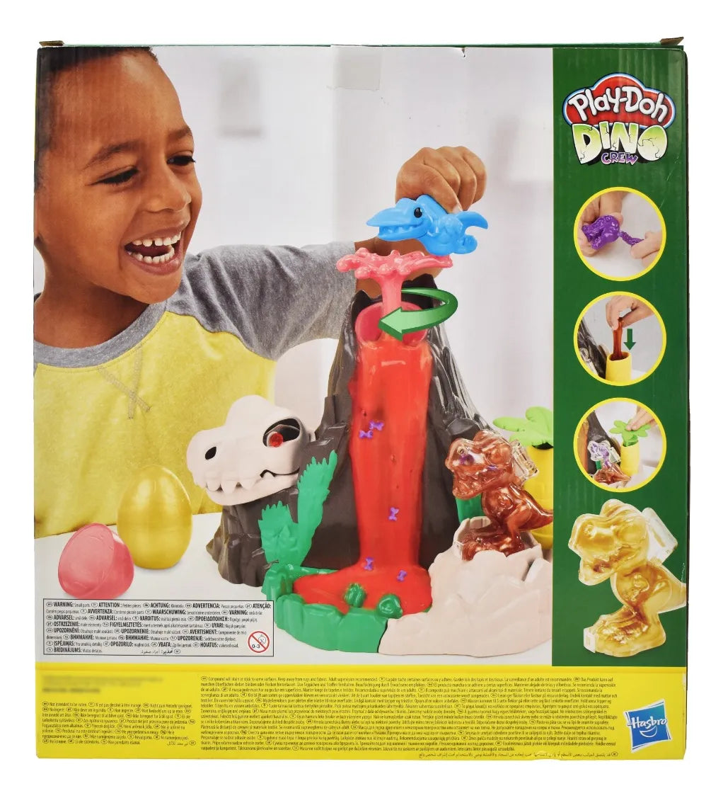 Play Doh Dino Crew Isla Volcan Slime Hydro 227g Hasbro Cd Multicolor