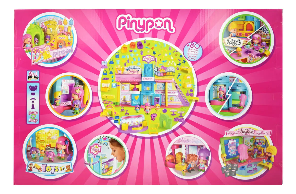 Pinypon Super Centro Comercial Luz Y Sonido Famosa Multicolor
