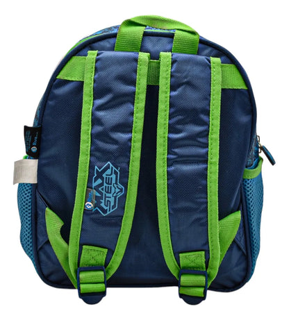 Mini Back Pack Max Steel Going Turbo Estampado Glitter 98481 Ruz Con Detalle Azul Glitter