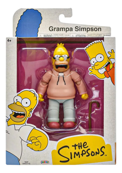 Los Simpsons Pack Bart Y Abuelo Articulada Jakks Pacific