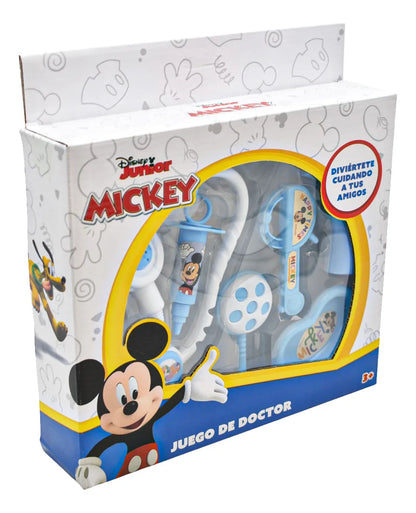 Disney Mickey Y Frozen Pack 2 Juegos De Doctor Toymark Azul