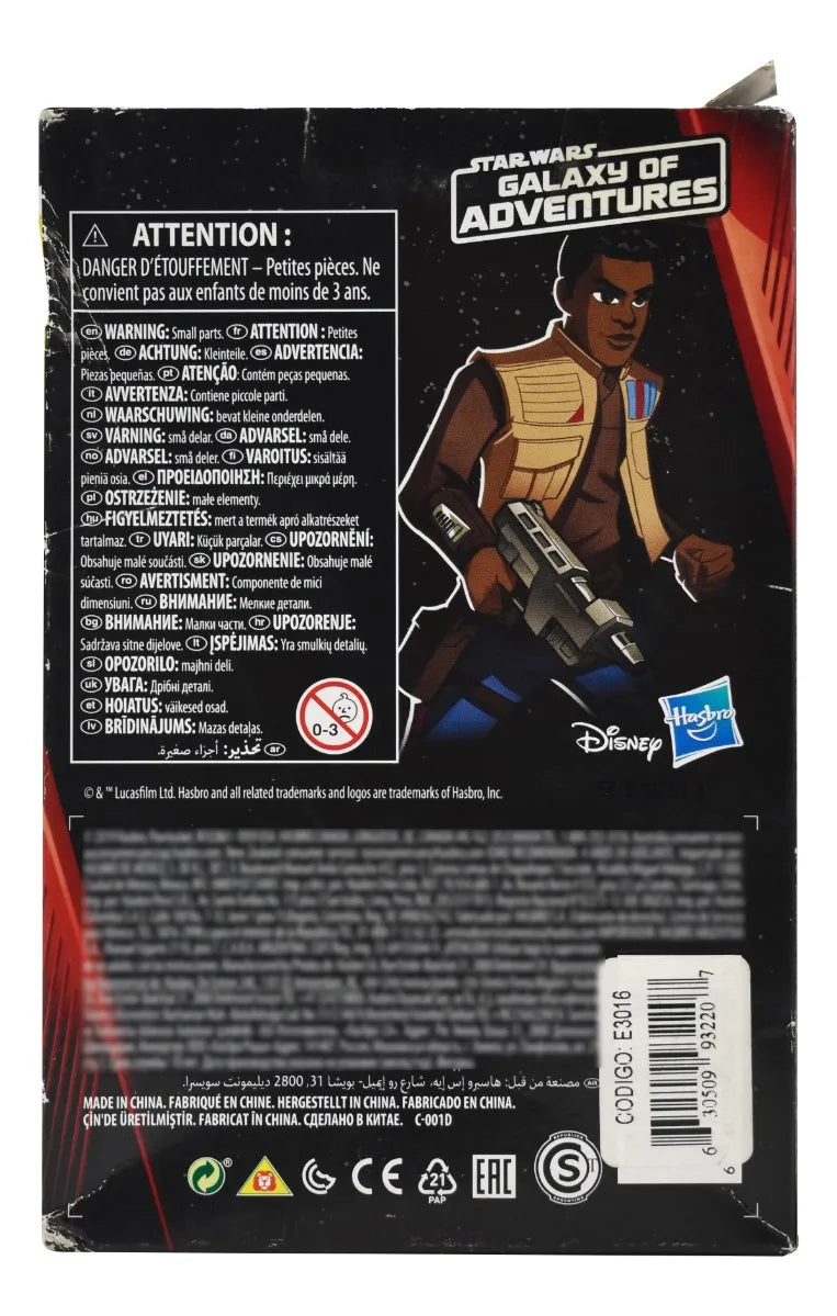 Star Wars Galaxy Of Adventures Finn 13cm Hasbro Cd