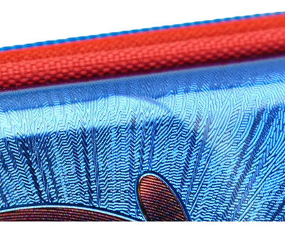 Chenson Super Mario Primary School Backpack and Pencil Case with Blue Printed Detail. Iridescent