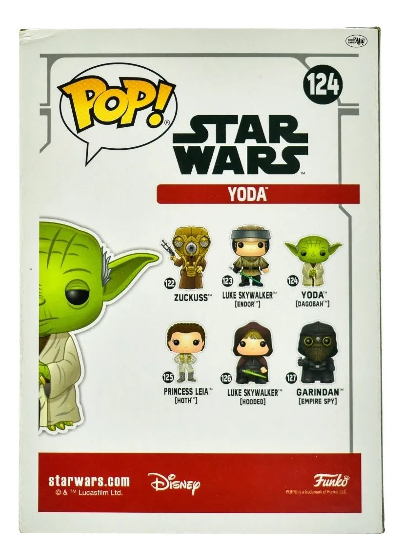 Star Wars Yoda #124 Edicion Limitada Funko Pop
