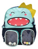 Mochila Monstruo Marino Mini Backpack Lisa Bordada Azul Ll23kbm015