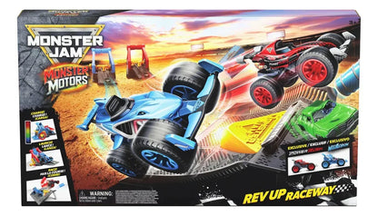 Monster Jam Motors Set De Juego Rev Up Raceway Spin Master