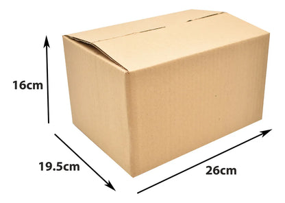 25 Cajas De Carton Para Empaque E-commerce 16x26x19 Ch1 Caqui