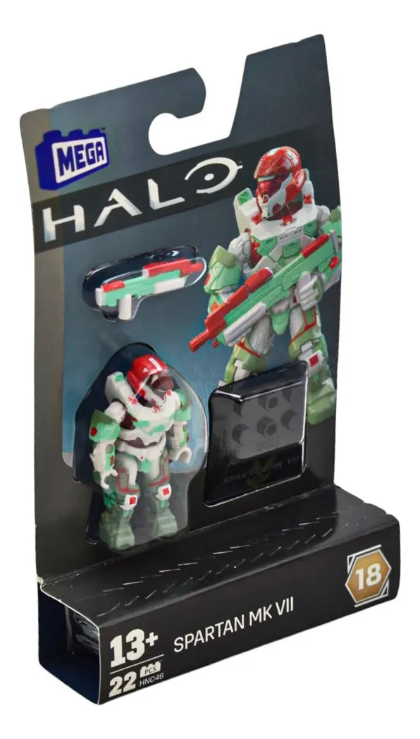 Halo Pack 5 Figuras 102pz Serie 18 Mega Construx 102