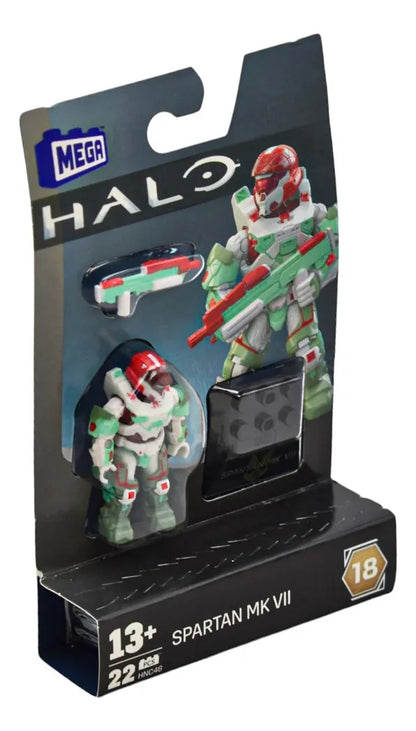 Halo Pack 5 Figuras 102pz Serie 18 Mega Construx 102