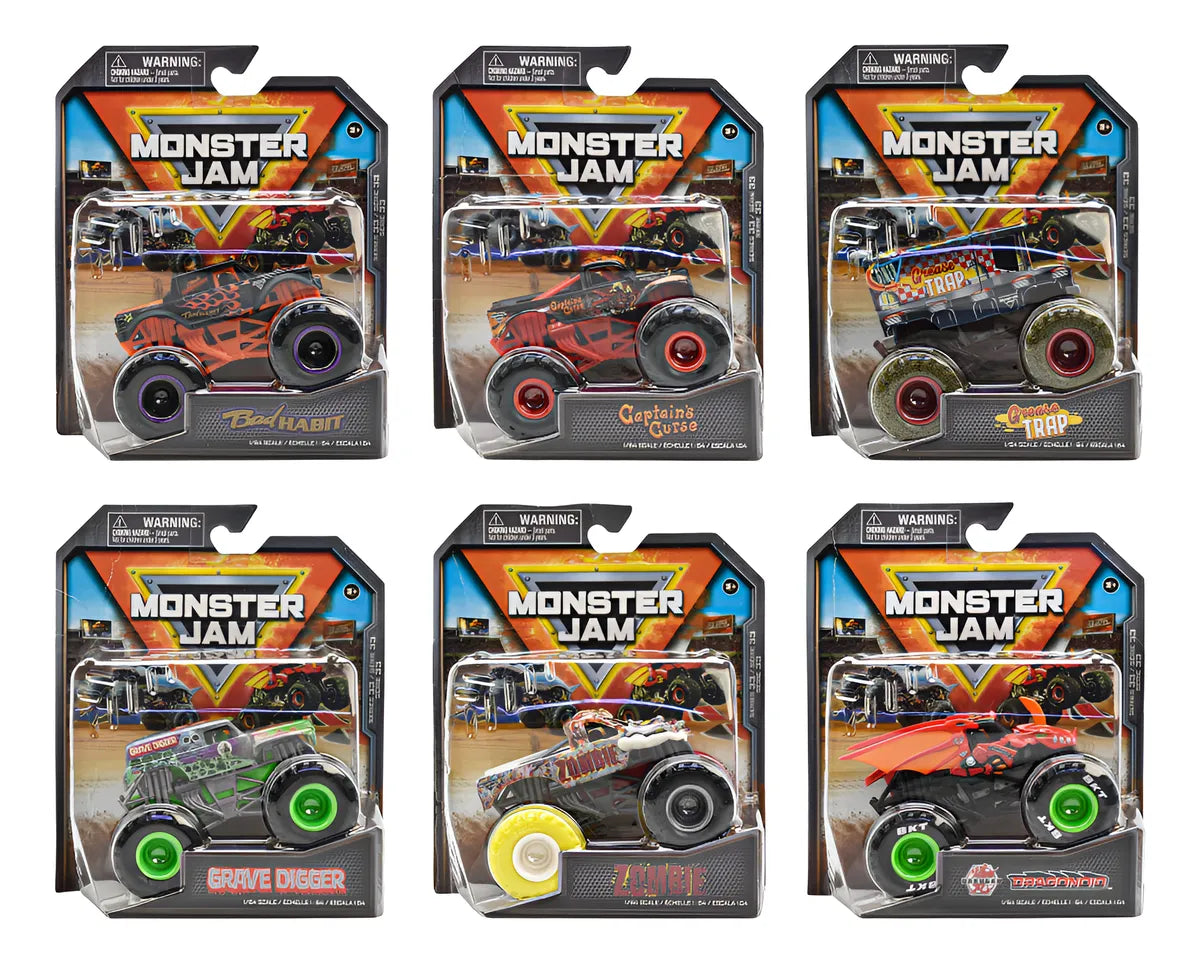 Monster Jam Pack 6 Vehiculos Serie 33 #2 Spin Master Multicolor