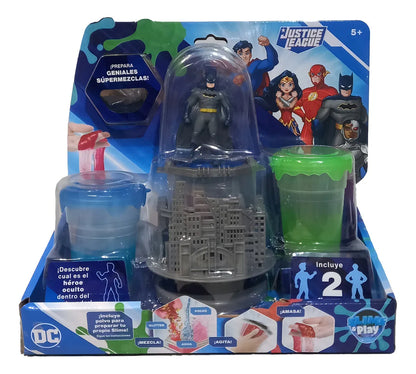 Dc Justice League Pack 3 Juegos Para Preparar Slime Ruz