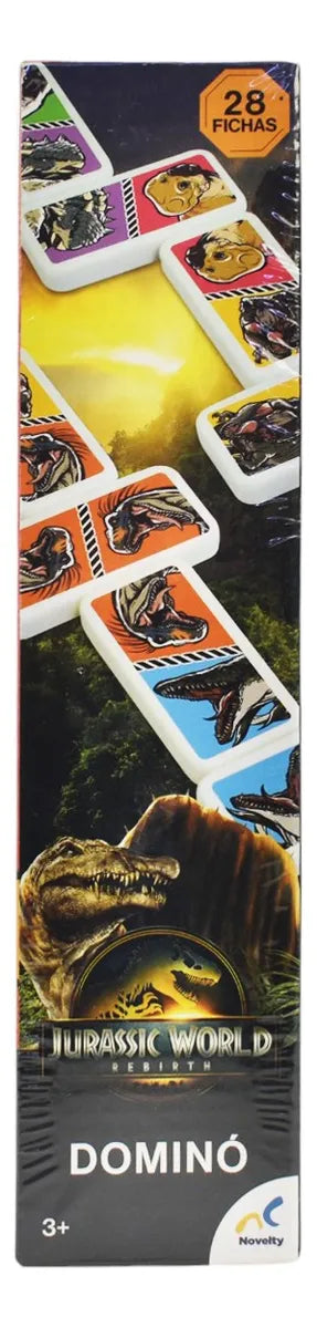 Jurassic World Pack Rompecabezas Domino Y Memoria Novelty