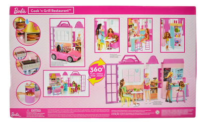 Barbie Cook N Grill Restaurant 30 Piezas Mattel Da