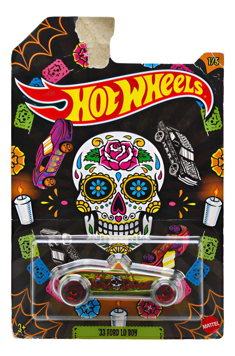 Hot Wheels Dia De Muertos 33 Ford Lo Boy 1:64 Mattel Cd Verde