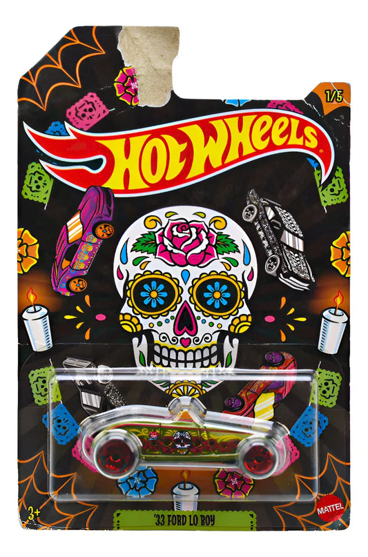 Hot Wheels Dia De Muertos 33 Ford Lo Boy 1:64 Mattel Cd Verde