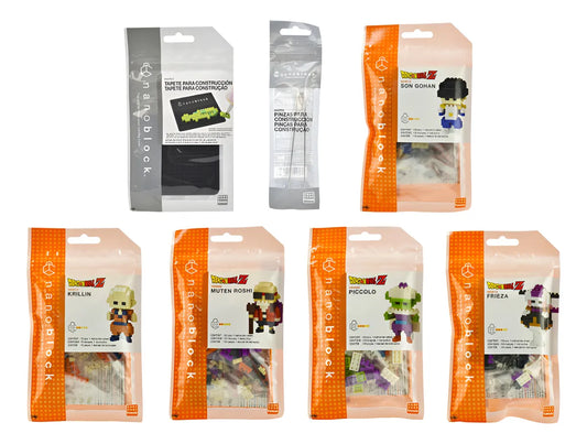 Dragon Ball Z Pack 5 Personajes 500 Piezas Nanoblock 500