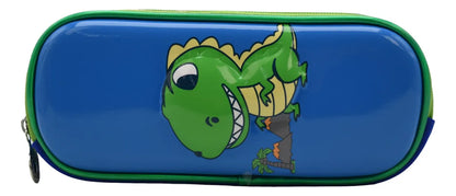 Mochila T Rex Kit 3pz Primaria Ll24bpp509 Con Detalle Azul 3d