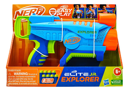 Nerf Easy Play Elite Jr Explorer 8 Dardos Hasbro Azul/verde