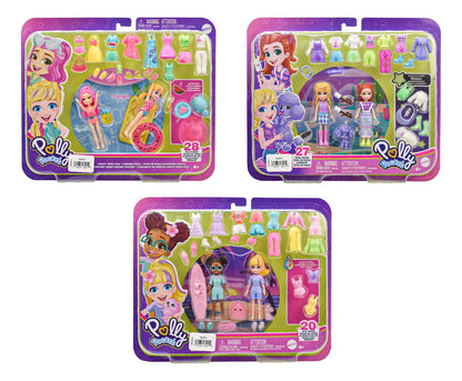 Polly Pocket Pequeños Mundos Pack 3 Sets Mattel