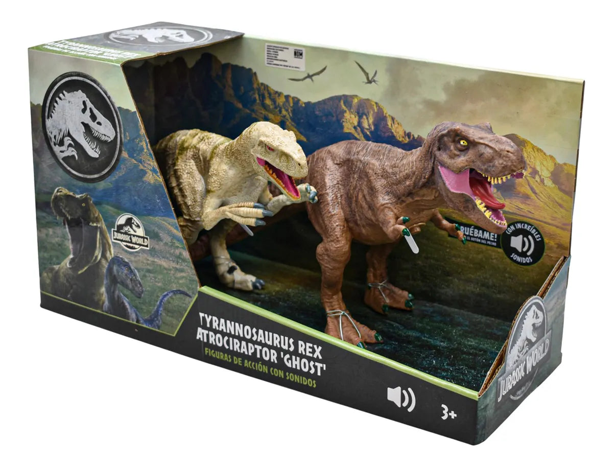 Jurassic World Pack 4 Dinosaurios Con Sonido #2 Toymark