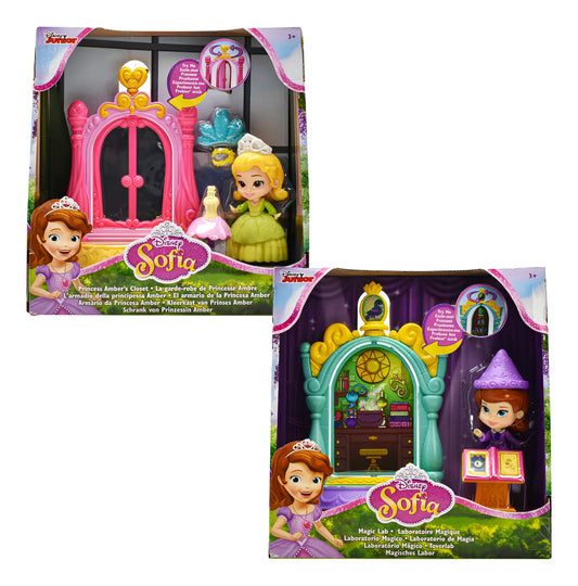 Disney Sofia Pack El Armario Y Laboratorio Jakks Pacific Multicolor
