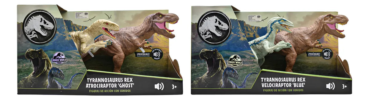 Jurassic World Pack 4 Dinosaurios Con Sonido #2 Toymark