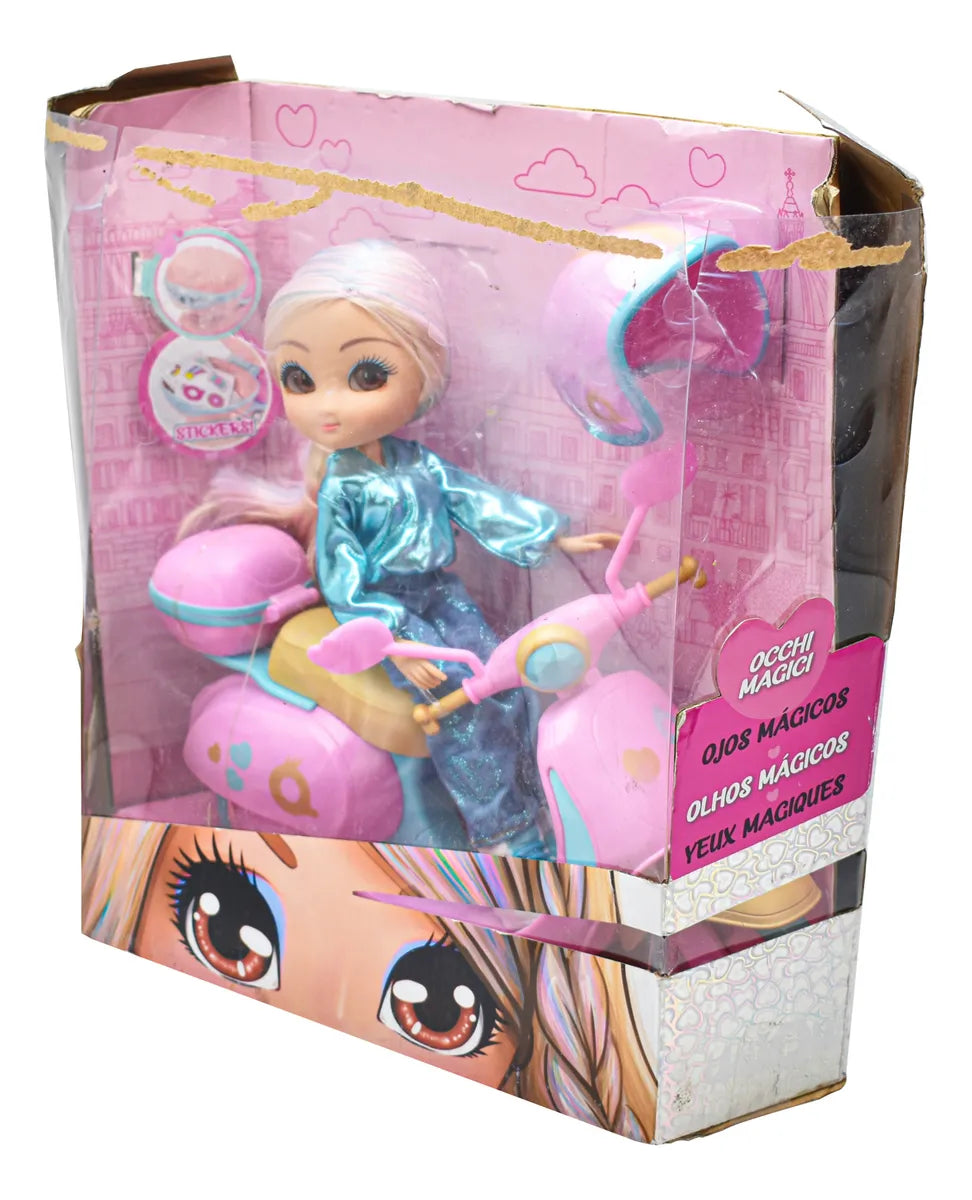 Unique Eyes Rebecca Fun Ride Muñeca 25cm Giochi Preziosi Cd