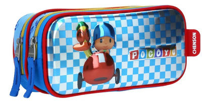 Pocoyo and Duck Kinder Backpack with Pencil Case PY65739 Chenson Steel Blue 3D Print