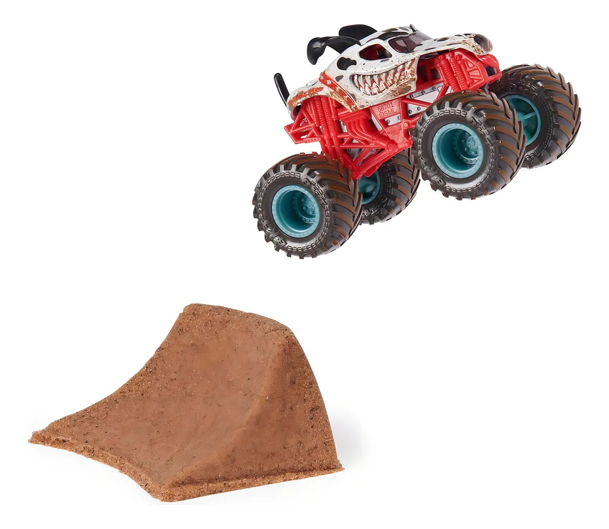Monster Jam Dirt Pack Son Uva Y Monster Mutt Spin Master Azul