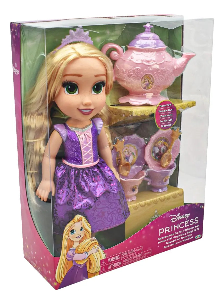 Disney Princesa Pack 4 Muñecas Con Juego De Te Jakks Pacific