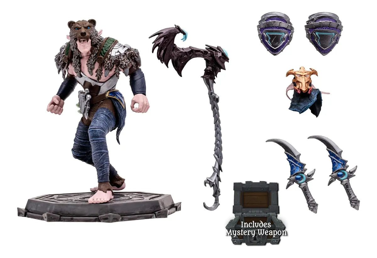 World Of Warcraft Elf Druid Y Rouge Rare 12cm Mcfarlane