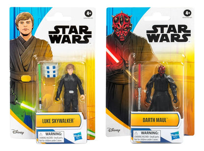 Star Wars Pack Figura Darth Maul Y Luke Skywalker Hasbro