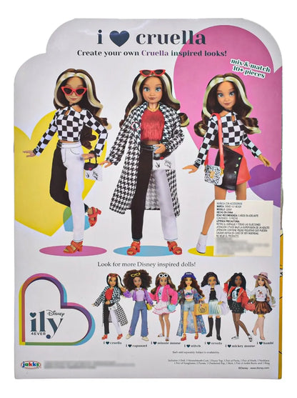 Disney Muñeca Ily 4ever Cruella 28 Cm Jakks Pacific