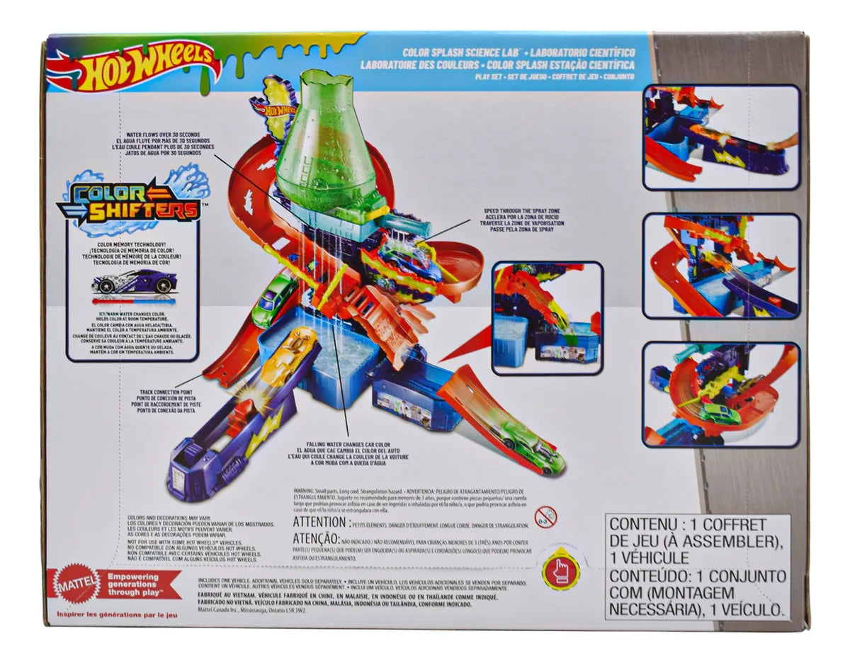 Hot Wheels Laboratorio Cientifico Color Shifters Mattel Azul/naranja