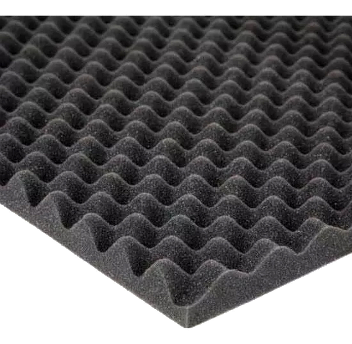 Tira De Esponja Acustica 1.00cm X 1.84cm Negra Negro