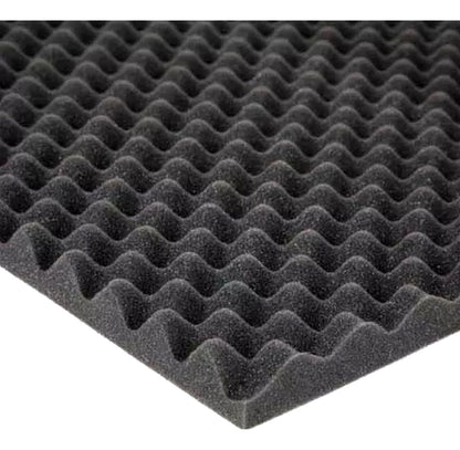 Tira De Esponja Acustica 1.00cm X 1.84cm Negra Negro