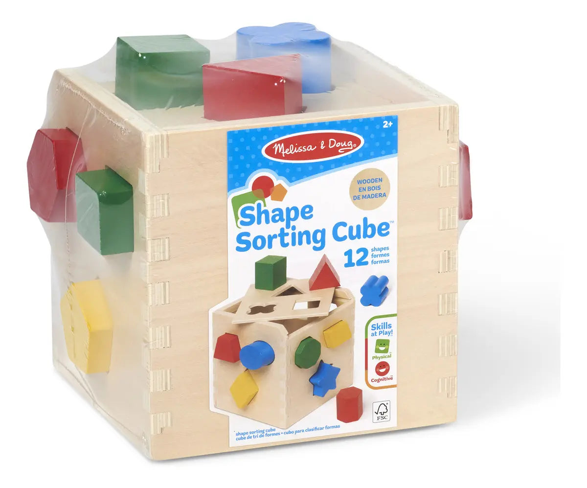 Cubo Clasificador De Madera 12 Formas Melissa & Doug