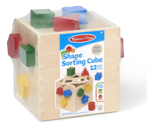 Cubo Clasificador De Madera 12 Formas Melissa & Doug